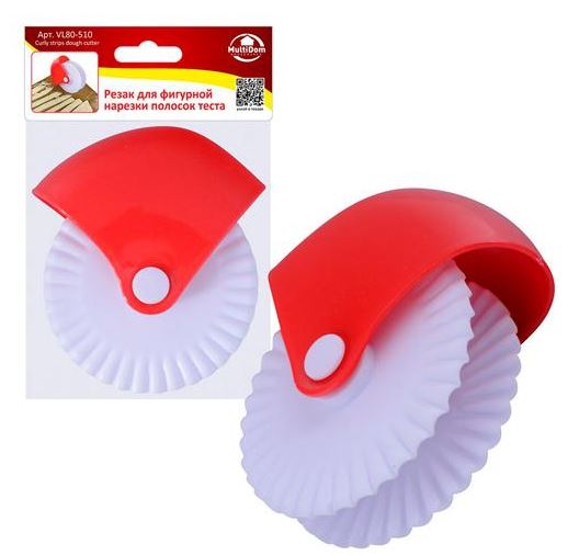 Резак  для фигурной нарезки полосок теста. Размер 10х8,8х4 см. VL80-510